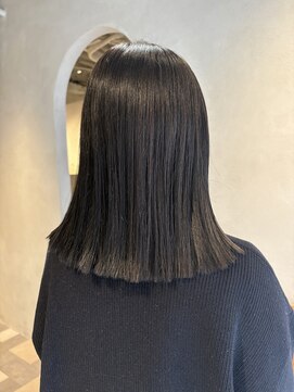  〈押上 半個室〉　暗髪　オリーブアッシュ