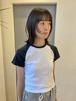 グラッド ナチュラル ヘアー(glad NATURAL HAIR)&nbsp;ナチュラルウルフ×軽やか外ハネミディ