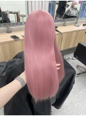 インナーカラー/トリートメント/デザインカラー/ペールピンク