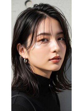 コトナ 越谷店 ミディアム20代30代ストレートレイヤー前髪なし前髪あり越谷