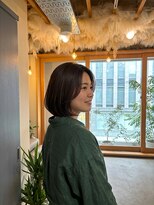 ホロル(horol)&nbsp;長め前髪のナチュラル艶ボブ