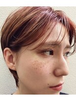 レコ 渋谷(LECO)&nbsp;オレンジベージュ×ハンサムショート