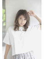 ルルディ バイ アフロディーテ銀座(luludi by APHRODITE) グレージュカラー/シルキーベージュ/斜めバング/銀座/髪質改善