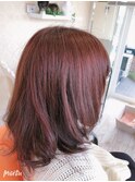 ピンクブラウンカラー
