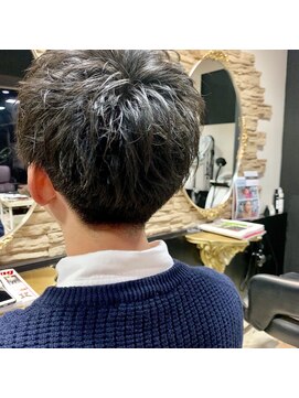 ヘアメイク マルナ 大通店(HAIR MAKE MALUNA) 【MALUNA 嵐】束感×爽やかメンズstyle