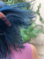 メイクス 表参道(MAKE'S omotesando)&nbsp;ブリーチカラー ネイビーカラー ブルーブラック