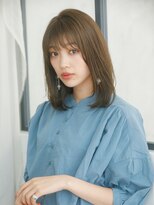 オーブ ヘアー カルロ 秋田店(AUBE HAIR calro)&nbsp;【AUBE HAIR】ショコラブラウン_セミディヘア