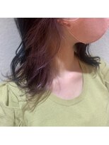 シュリンプ エス 石川橋店(SHRIMP es)&nbsp;パープルシルバー　インナーカラー