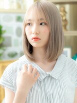 カバーヘア ブリス 大宮西口店(COVER HAIR bliss) 韓国風ハイライト小顔透け感シースルーバングa大宮
