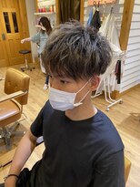 アヴァンス 天王寺店(AVANCE.)&nbsp;MEN'S HAIR メンズハイライト×波打ち×ソフトツイスト