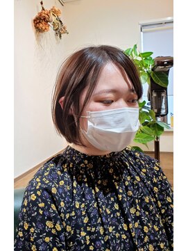 リノ 辻堂(lino) ショートボブ/耳かけスタイル/[辻堂/辻堂駅]