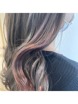 ヴィーヴォ 天六店(VIVO) 【VIVO】池田 インナーカラーベビーピンク グレージュ大人可愛い