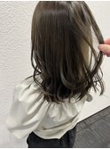 透明感カラー ＊ オリーブ【透明感カラー/ブリーチなしカラー】