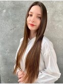 シンプルだから美しい　涼風ストレートヘア　髪質改善ストレート