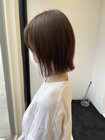 ハイブ 金沢(Hive)&nbsp;10代20代切りっぱなしショートボブミニボブ透明感ボブ髪質改善