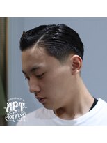 エーピーティートアウエスト(APT. TOR WEST)&nbsp;side part taper fade
