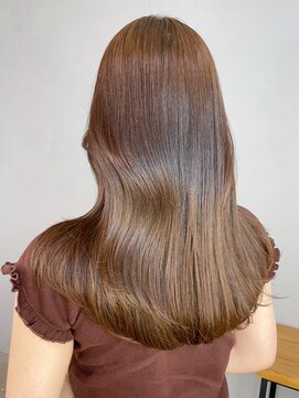 アイティーバイアルバム 下北沢店(IT by ALBUM) ツヤ髪_斜めバンググレージュカラーシルキーベージュ_ba400082