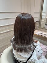 アンド ラ ブランシュ(&.La Blanche)&nbsp;前髪カタログ/ピンクベージュ/インナーグレージュ/マチルダボブ