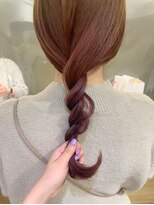 ローレンジウ(LOREN JU)&nbsp;透明感髪質改善ベージュダブルカラーミルクティーグレージュ