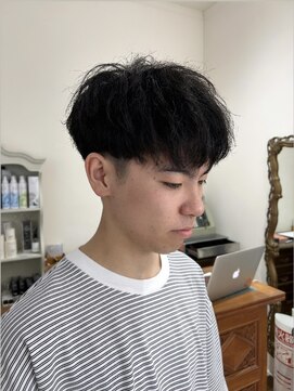 ヘア ヴァーゴ(Hair vago) くせっ毛ショートマッシュ