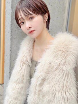 アイドットプラス 表参道(i.+omotesando) 小顔ふんわりショート簡単スタイリングブリーチなしカラーS33