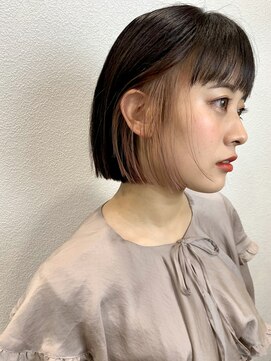 アピィス(APPiiS) ぱつっとボブ×インナーカラー