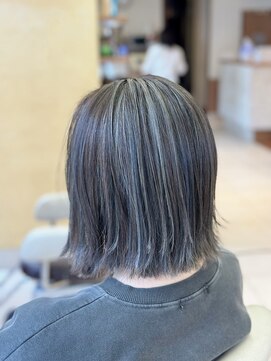 エルパティオ(EL PATIO) ハイライト/筋感/コントラスト/グレー/ケアブリーチ