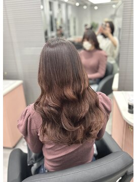 ジエクト カナウ(The Ect canow) コテ巻き風パーマ 韓国風パーマ くびれパーマ レイヤーパーマ