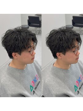 ブライト(BRIGHT) センターパート無造作パーマシャドウパーマ