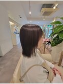 切りっぱなしボブ