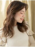 かきあげバング韓国風巻き小顔デジタルパーマY戸田公園30代40代