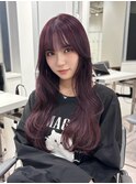 ラベンダーカラー ブリーチなしダブルカラー