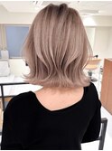 ハイライトバレイヤージュダブルカラーケアブリーチ30代40代