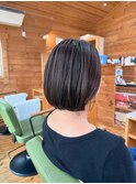グレージュハイライトで気品のあるヘアに♪