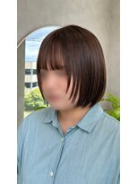 エレノア 枚方(Eleanor)&nbsp;ウルフボブ/顔まわりウルフ/マロンブラウン/枚方