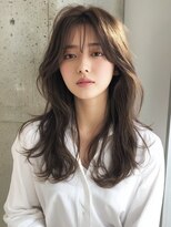 エレノア トーキョー 恵比寿(ELEANOAH TOKYO)&nbsp;フェイスフレーミングデジタルパーマ暗めカラー　デザインカラー