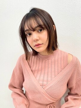ディフィーノ 赤坂(DIFINO) 切りっぱなしボブ/シースルーバング/似合わせカット