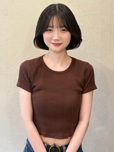 セルカ 新宿(CERCA)&nbsp;シースルーバング★韓国ボブ【CERCA】東京新宿韓国風ヘア美容室