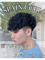 グート ヘアーメイク(gut HAIR MAKE)&nbsp;メンズ スペインカール フェード バーバースタイル