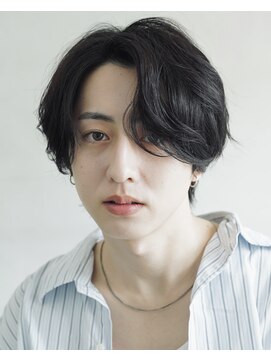 バイフィフス 原宿/表参道(by fifth) 原宿ニュアンスパーマメンズカットラウンドマッシュツーブロック