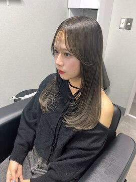 シキサロン 仙台(siki.salon) 韓国風レイヤーカット［髪質改善メテオ酸熱トリートメント］