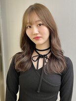 エアー 青山(AIR)&nbsp;透明感カラーアッシュグレージュレイヤーカット髪質改善