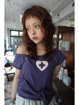 テテ ニコ(tete nico) 【鈴木陸来】ミディアムレイヤー×ニュアンスパーマ