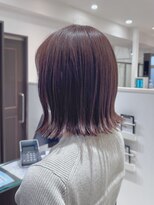 エムタニグチオーブ(M.TANIGUCHI o.r.b)&nbsp;ピンクブラウン/ブリーチなし/切りっぱなしボブ
