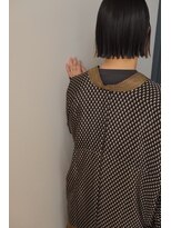 ニコ ヘアー(nico hair) デザインカラー入ったボブのストレートパーマ