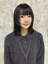 マーブル 町田(marble)&nbsp;ミルクティーブロンド/ダークブルー/デジタルパーマ/町田