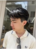 メンズ毛流れツーブロック
