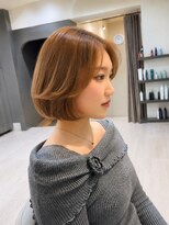 プリマ アンジュ 中目黒店(PRIMA ange)&nbsp;大人可愛いナチュラル丸みボブ PRIMA ange 中目黒店