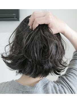 ヘアーアンドアイラッシュ ヨーク(Hair&eyelash york's) 外はねボブ