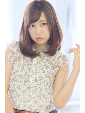 ヘアリゾート バレンタイン(hair+resort valentine) "ツヤ感重視"うるつやストレート